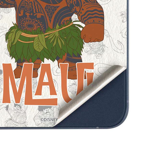 Disney Princess Moana Maui Pattern Galaxy A35 5G Skin